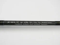 Dobyns Champion XP DC706CB 7'0" Heavy - Used Casting Rod - Excellent C