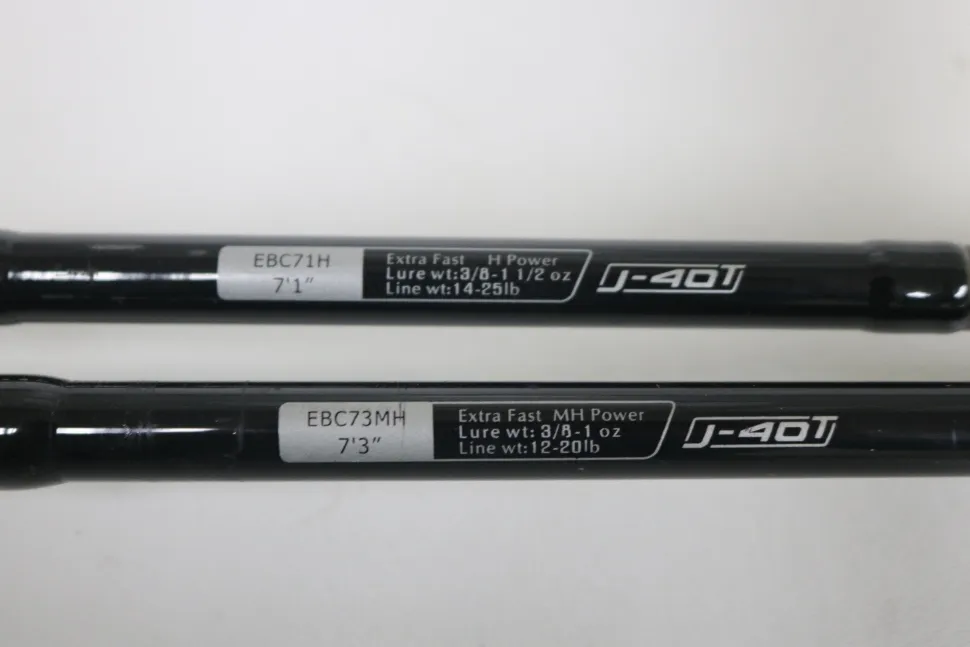 13 Fishing Envy Black EBC71H and EBC73MH Casting Rods - Used - Good Co