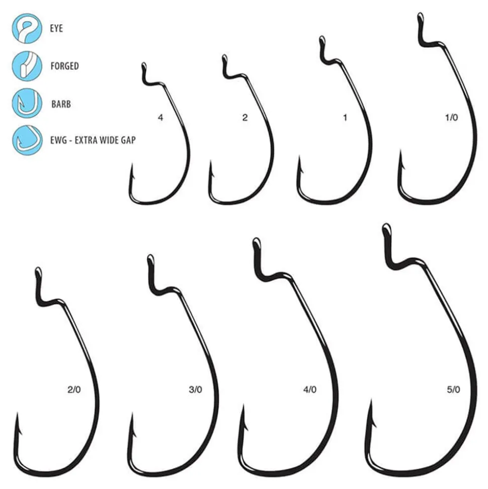 Gamakatsu Extra Wide Gap (EWG) Worm Hook