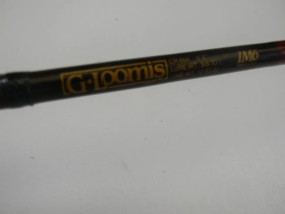 G. Loomis Custom Pistol Grip CR664 IM6 5'6" Heavy - Used Casting Rod -