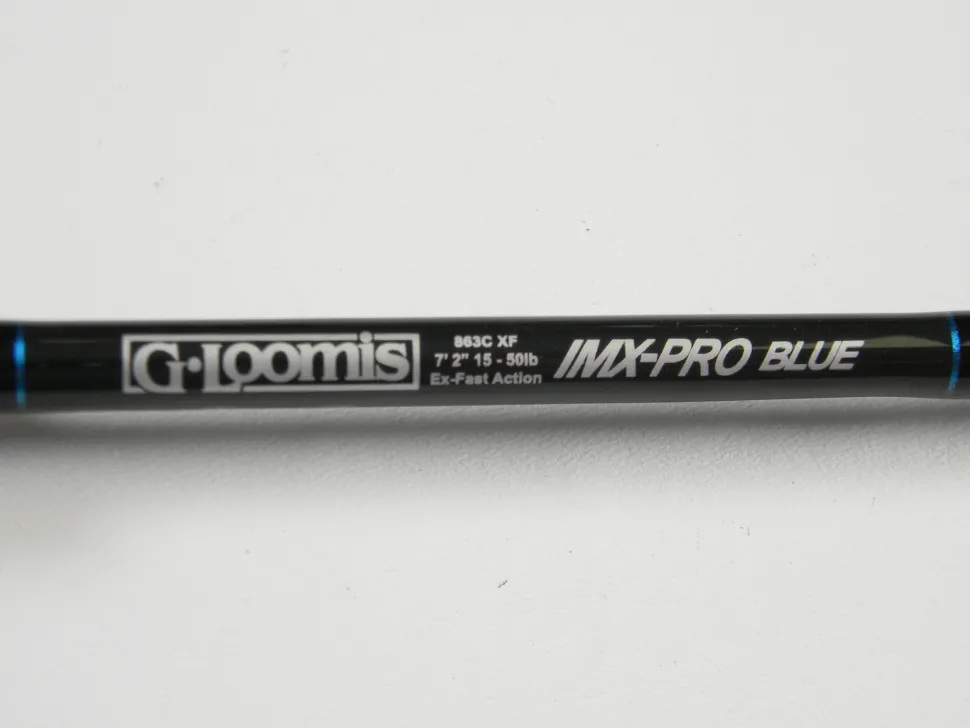 G. Loomis IMX-PRO BLUE 863C XF 7'2" Medium - Used Casting Rod - Very G