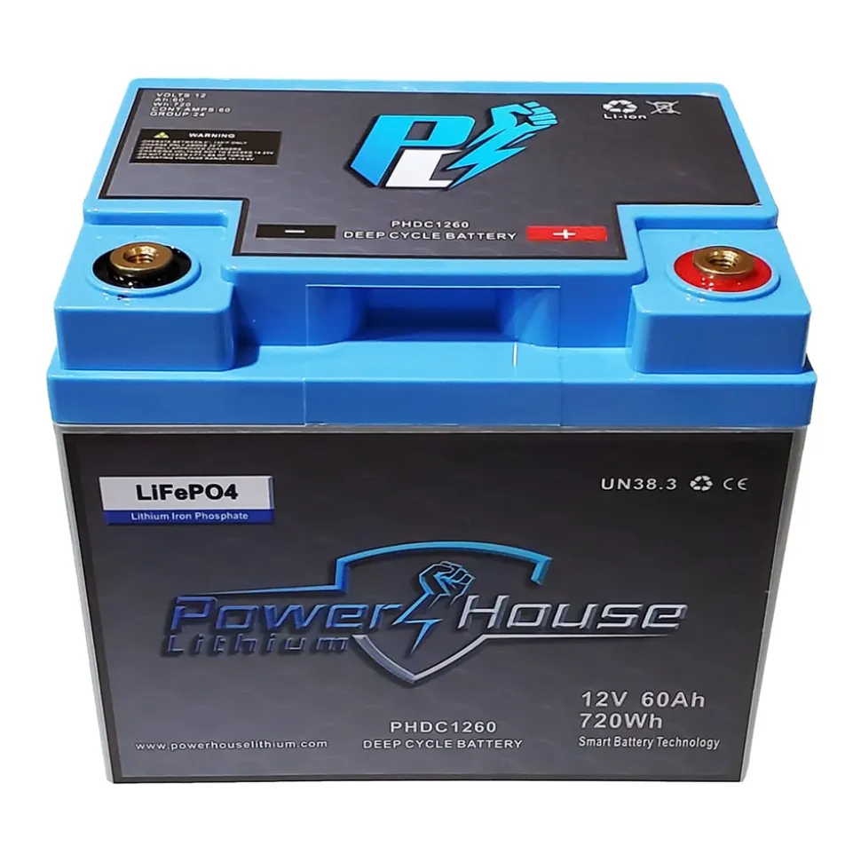 Powerhouse Lithium Deep Cycle Battery 12V 60AH
