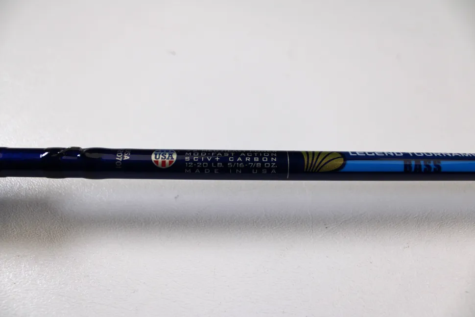 St. Croix Legend Tournament Bass LBTC72MHMF Finesse Carbon Cranker 7'2